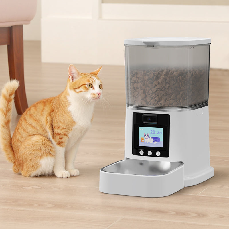 Smart Pet Feeder with Two-Way HD Video/Audio, 5G Wi‑Fi, Bluetooth & App Control