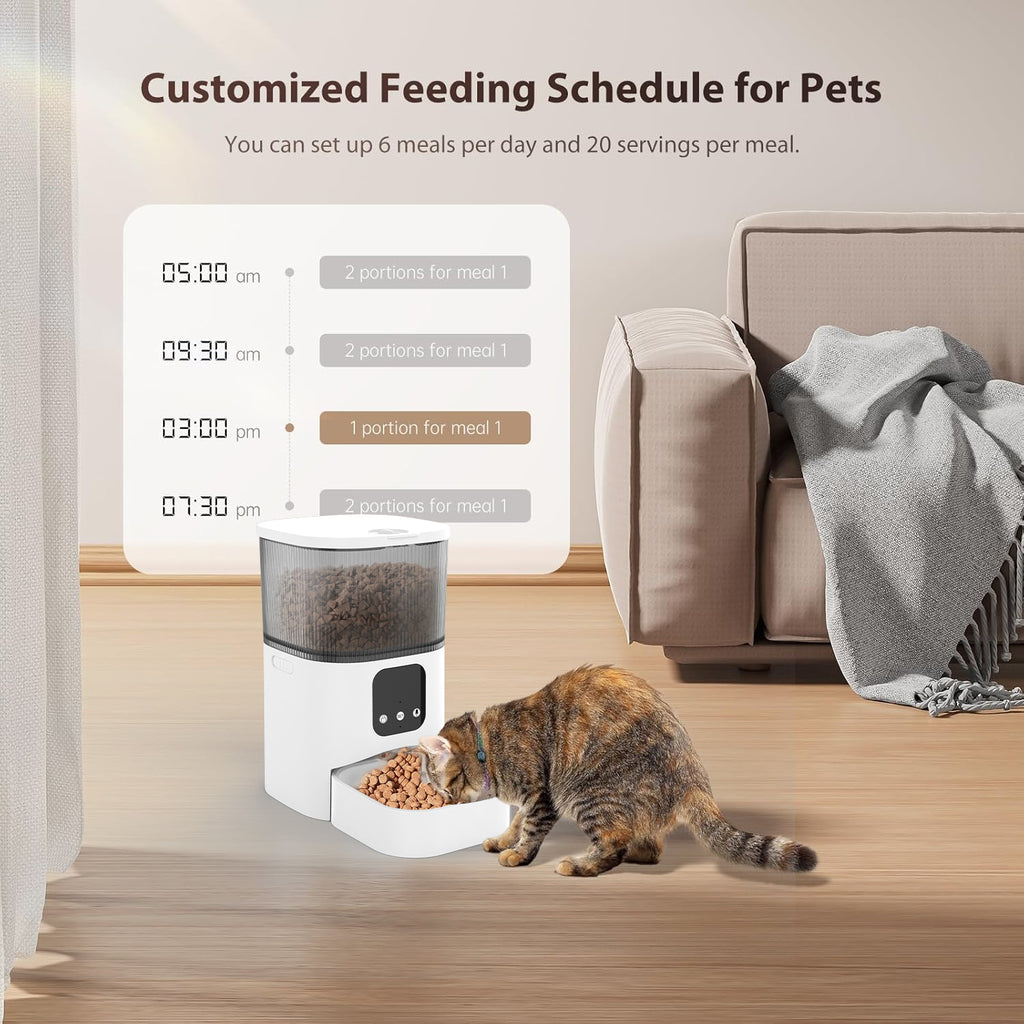 WiFi-Enabled Smart Pet Feeder with Voice & App Control