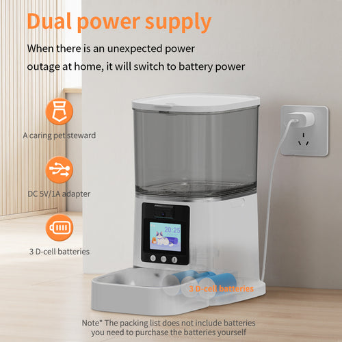 Smart Pet Feeder with Two-Way HD Video/Audio, 5G Wi‑Fi, Bluetooth & App Control