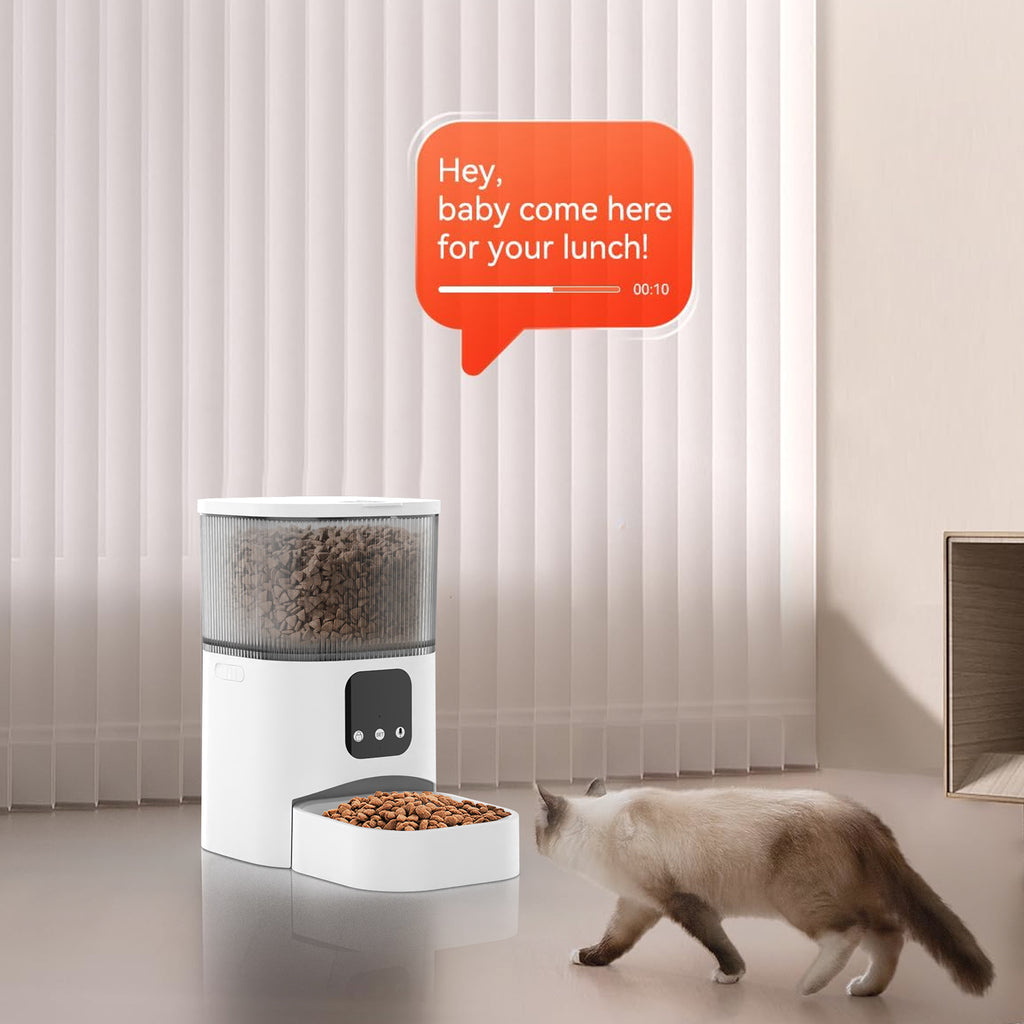 WiFi-Enabled Smart Pet Feeder with Voice & App Control