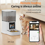 Smart Pet Feeder with Two-Way HD Video/Audio, 5G Wi‑Fi, Bluetooth & App Control