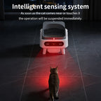 New Smart Litter Box with Weight Monitoring, Anti-Pinch, UV Sterilization, Odor Control & App Control