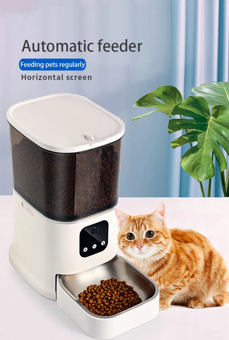Smart Pet Feeder with 4MP Camera, Live Video, Multi-User Sharing & App Control