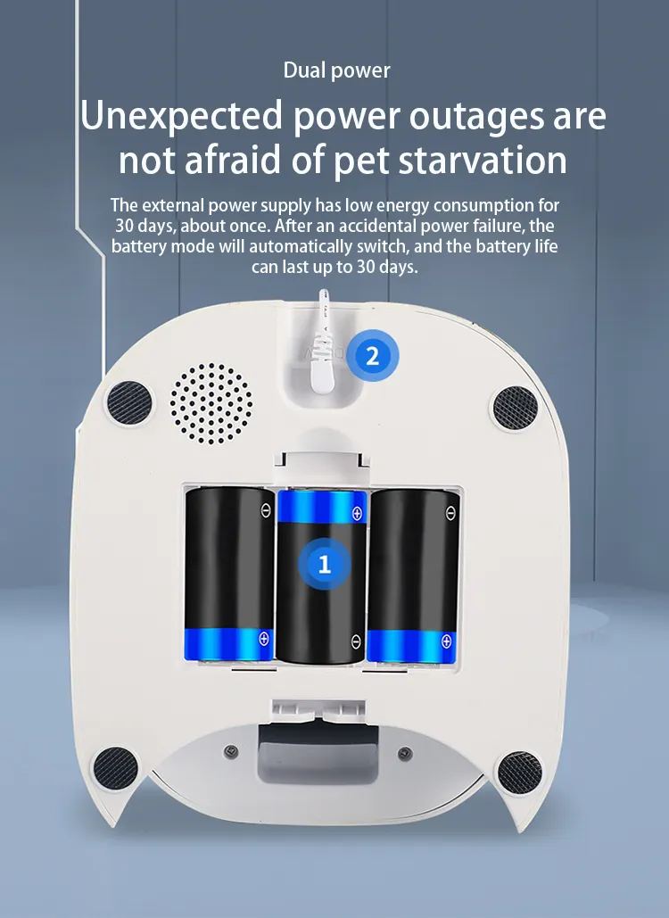 Smart Pet Feeder with 4MP Camera, Live Video, Multi-User Sharing & App Control