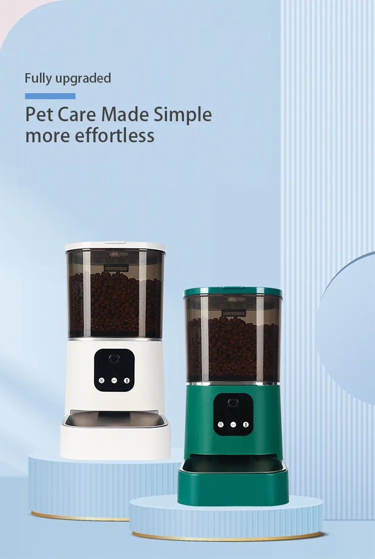 Smart Pet Feeder with 4MP Camera, Live Video, Multi-User Sharing & App Control