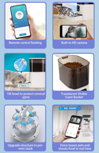 Smart Pet Feeder with 4MP Camera, Live Video, Multi-User Sharing & App Control