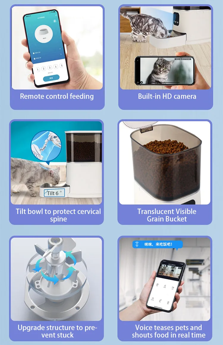 Smart Pet Feeder with 4MP Camera, Live Video, Multi-User Sharing & App Control