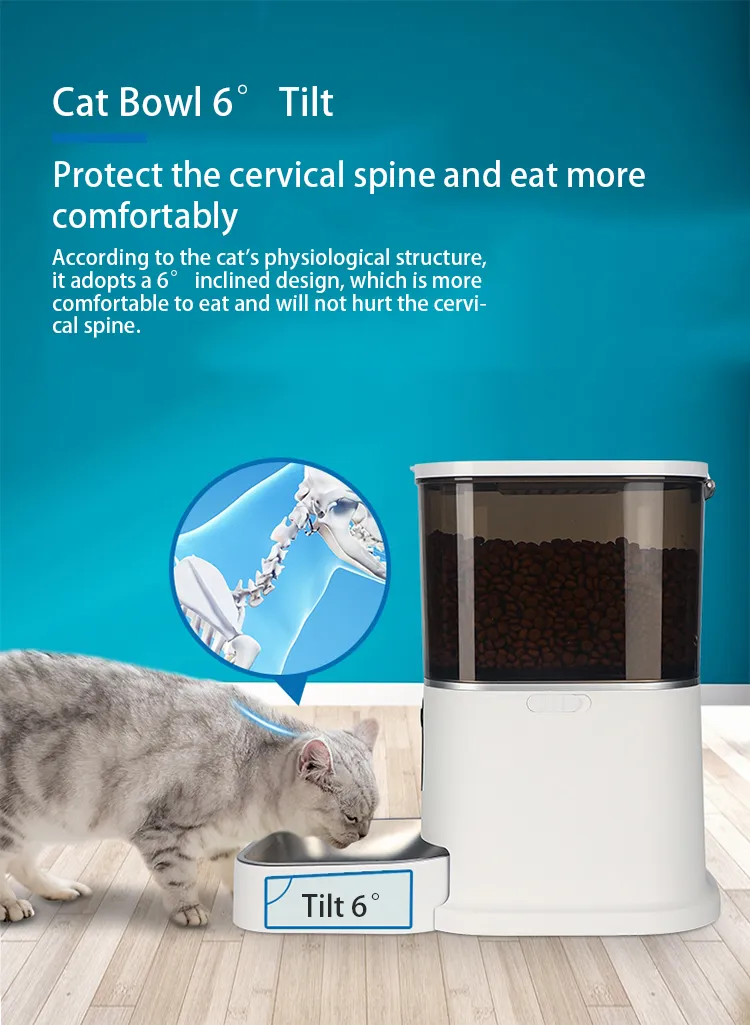 Smart Pet Feeder with 4MP Camera, Live Video, Multi-User Sharing & App Control