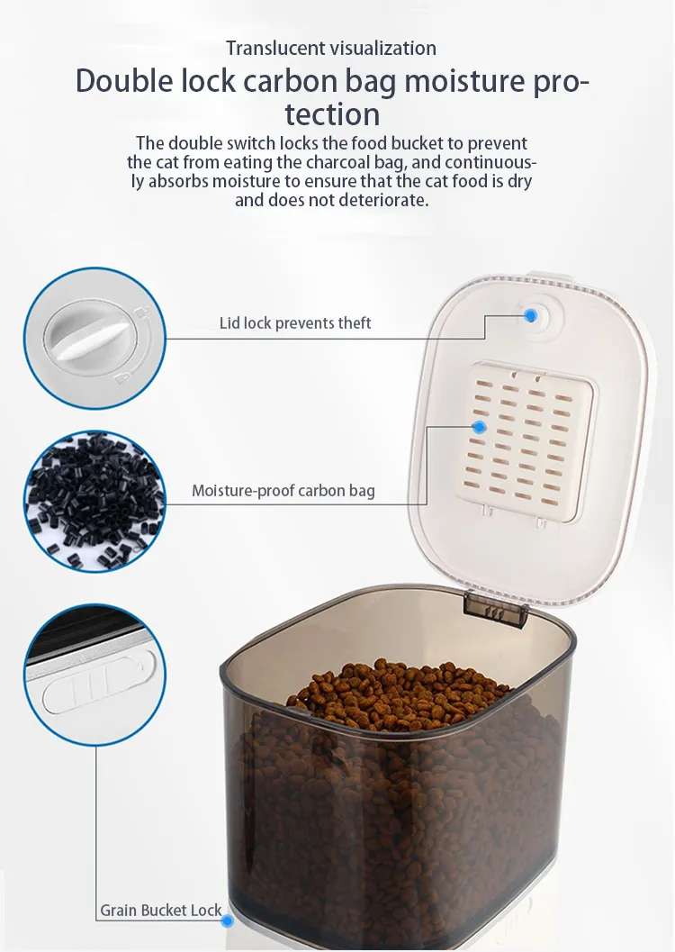 Smart Pet Feeder with 4MP Camera, Live Video, Multi-User Sharing & App Control